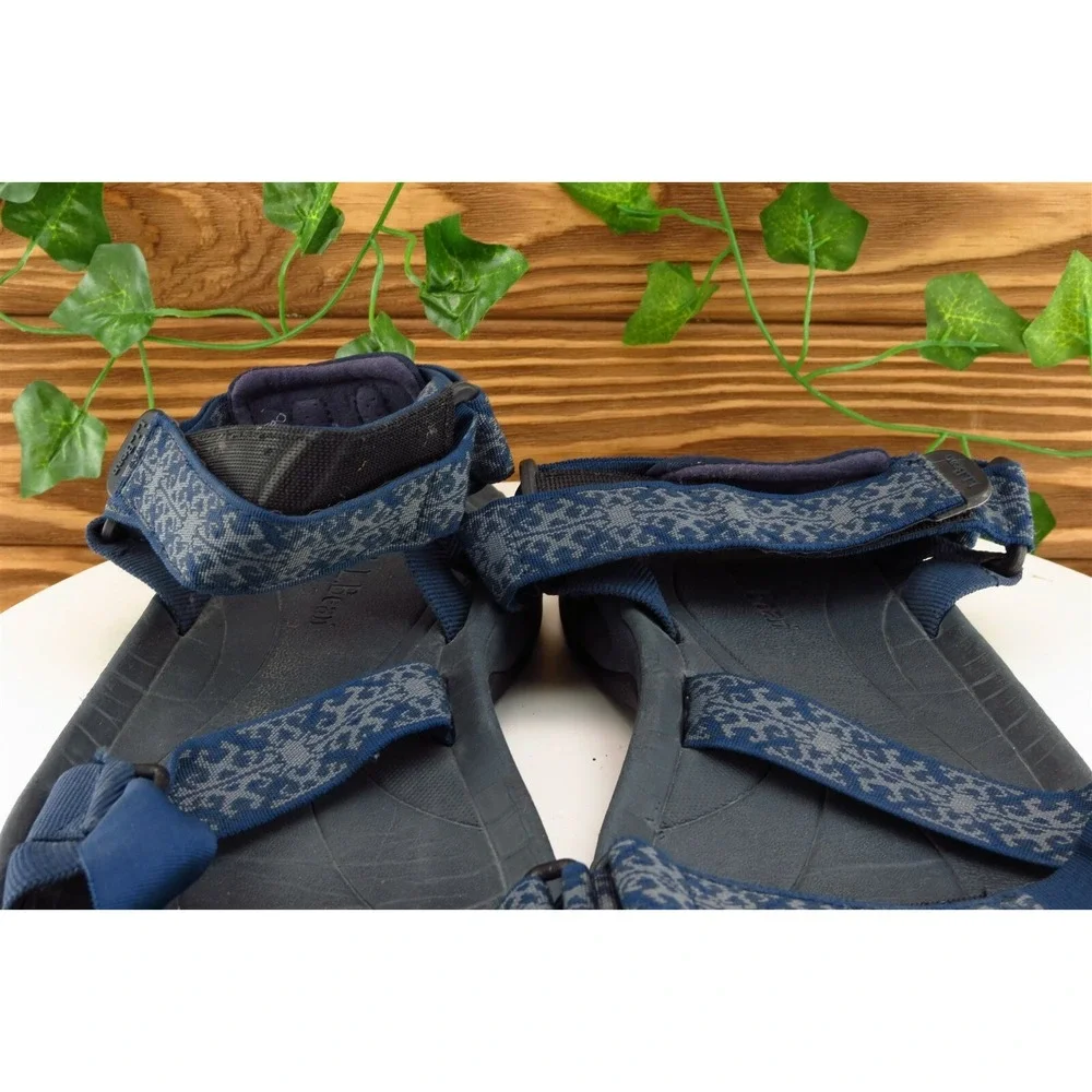 L.L. Bean Size 10 M Blue Sport‎ Fabric Men Shoes 0dtv984